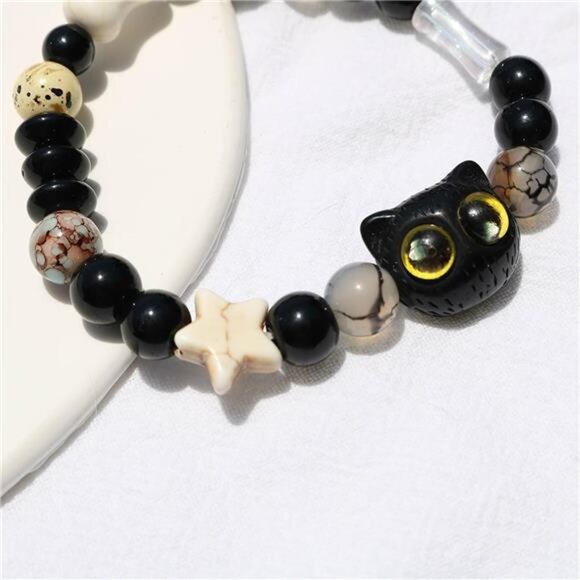 Adjustable Bracelet with Lucky Star Charm - Picture 5 of 8